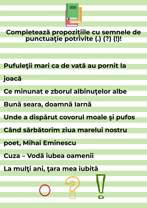 Semnele de punctua?ie | R.E.I. - Resurse Educa?ie Incluziv?